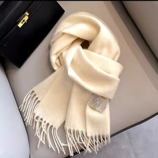 100% Wool Winter Scarf For Women Long Warm Scarves