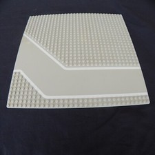 Vintage Lego Base Plate Corner Street Path 32 x 32 Stud Grey