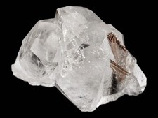 Quartz crystal with brookite