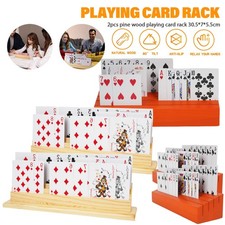 Spruce Playing Card Deck Holder - Poker Party Base Stand Rack UNO Game Games UK