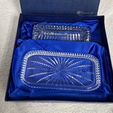 Waterford crystal butter dish
