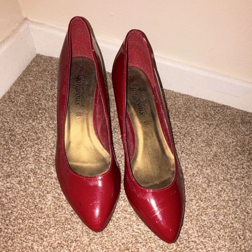 New look red patent - new,