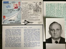 RAF Cover - Supersonic To London - Concorde Flown & Signed Capt. VOJTEK, US Navy