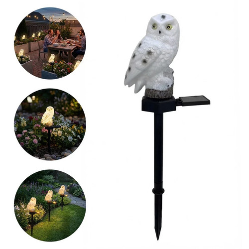 Owl led solar powered - solar, garden