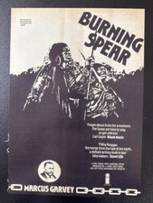 BURNING SPEAR - ALBUM | ORIGINAL MAGAZINE ADVERT 8X12" [M204]