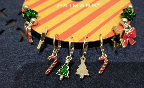 Christmas festive earrings new - earrings,