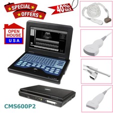 Portable Ultrasound Scanner Laptop Machine CMS600P2 For Human Option 4 Probe