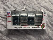 Philadelphia Eagles Christmas Decoration - 4 Pack Team Toboggan Sled Ornaments