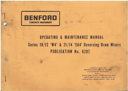Benford ea4 21 - benford, w4
