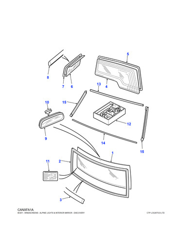 Land rover windscreen - land,