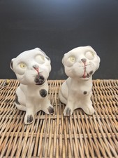 Vintage Pair Porcelain Bonzo Dog Figurines