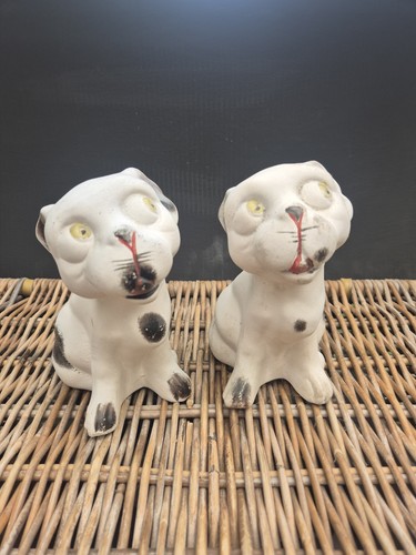 Vintage pair porcelain - porcelain, bonzo