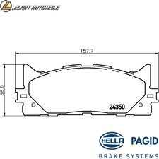 BRAKE PAD SET DISC BRAKE 8DB