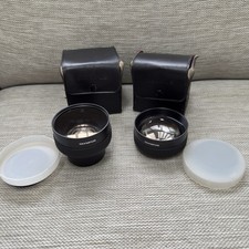 2 X Olympus VF-KL2 1.5X Tele Conversion Lens & Wide Conversion Lens 0.6X VF-KL3