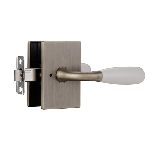 White door handles interior - door,