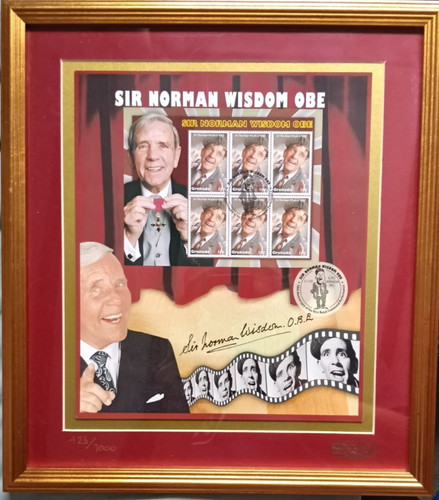 Sir norman wisdom - wisdom, signed