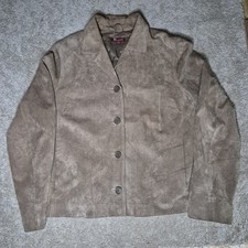 MONSOON Womens Button Up Suede