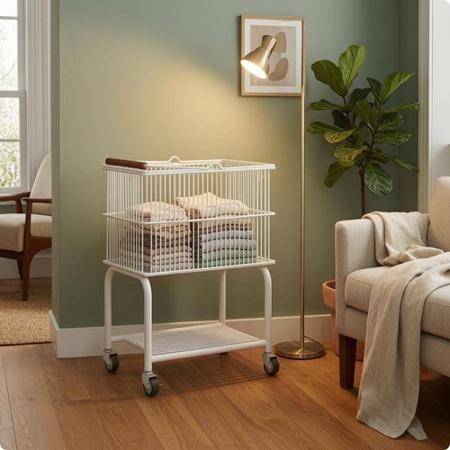 Laundry storage trolley - storage,