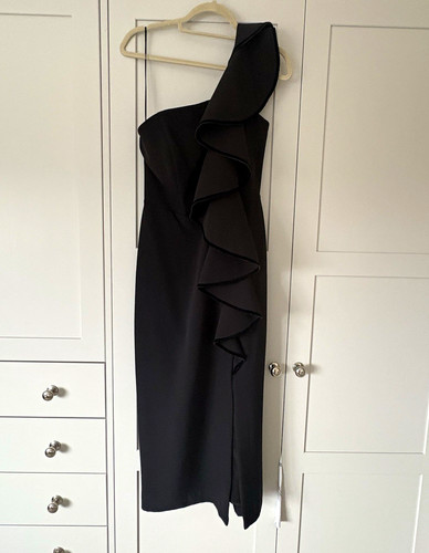Mint velvet black one shoulder - velvet,