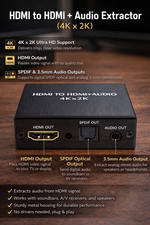 4K * 2K HDMI Stereo Audio
