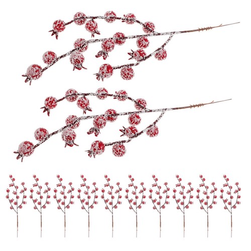 Pcs christmas floral picks - christmas,