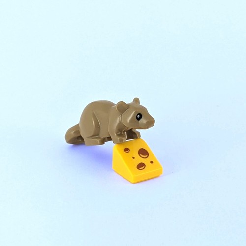 Lego rat mouse with swiss - rat,