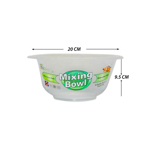 Plastic mixing bowls clear - mixing,