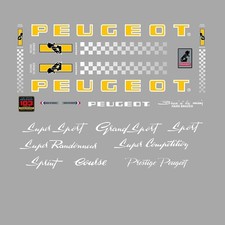 Peugeot PX10, PY10 Bicycle Stickers - Decals - Transfers - n.0355