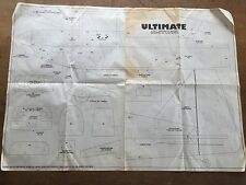2 sided Model Plane Drawing ULTIMATE 3D Aerobatic Model by David Royds RCM&E Mag