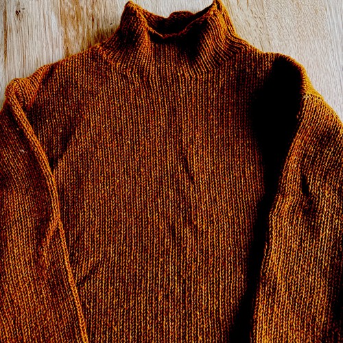 Toast donegal wool jumper - toast,