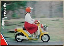 YAMAHA PASSOLA 50cc MOPED Sales Brochure c1981 #LIT-3MC-0107557-81E