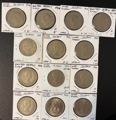 United kingdom coins 13 - 16,