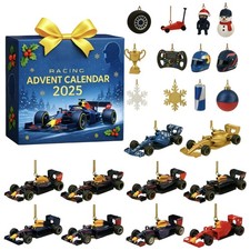 Advent Countdown Calendar 2025 Cars for Boys, 24 Pcs Xmas Pull-Back Race Cars