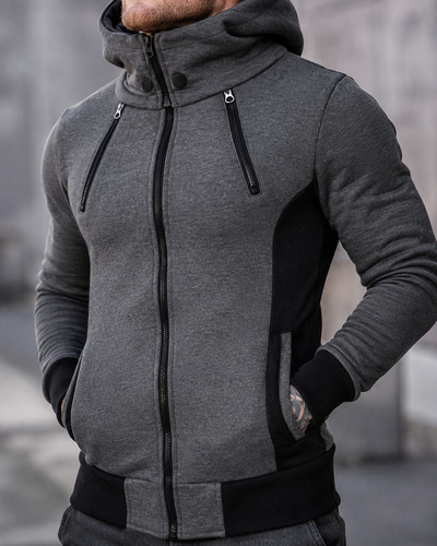 Men elegant hooded - elegant,
