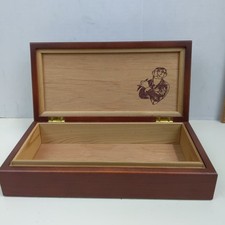 George Burns Wooden Cigar Box