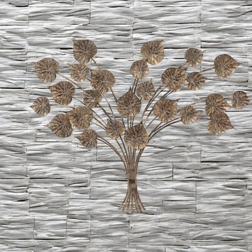 131cm metal leaf wall - 131cm, art