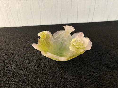 Pink crystal bowl - pink,