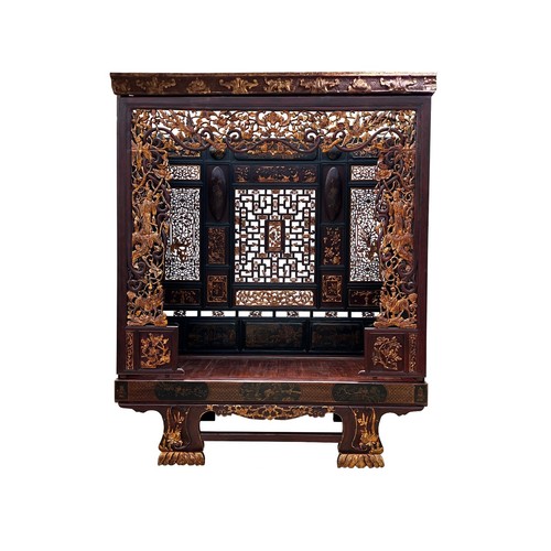 Vintage chinese brown golden - chinese,