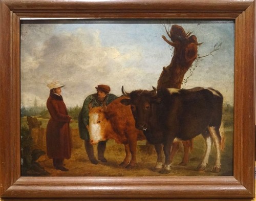 Large 18th century prize - century, bulls