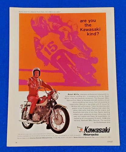 1968 kawasaki samurai - kawasaki,
