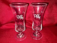 2 x 1960's Vintage/Retro Pony Schooner Sherry, Port, Liqueur spirit Glasses