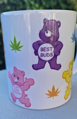 Stoner bear mug cannabis - ,