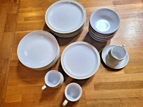 Denby linen tableware sold - denby,
