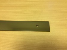 Kitchen Worktop SQUARE End Cap Edging Trims 40mm SILVER-BLACK-GOLD-BRONZE-WHITE