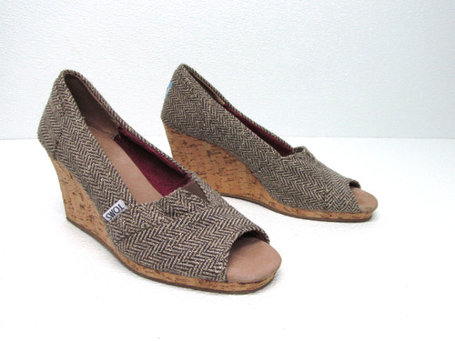 Toms calypso cork wedge heels - toms,