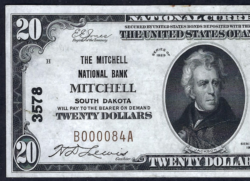 1929 20 - $20, ♚♚