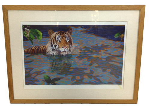 Rainforest regent large - large, framed