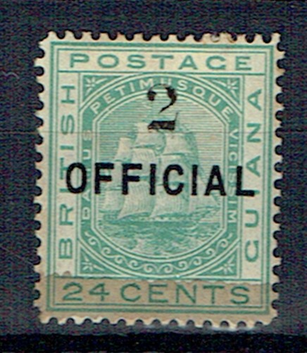 British guiana 1881 24c - 1881, on