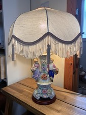 Capodimonte ceramic lamp - ceramic,