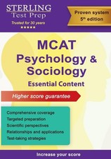 Sterling Test Prep MCAT Psychology & Sociology: Review of Psychological, Soc...